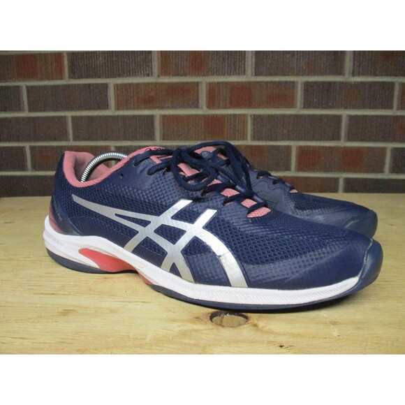 ASICS Womens Court Speed FF Shoes 1042A080 Blue Pink Pickleball Tennis Size 11 - Picture 2 of 16